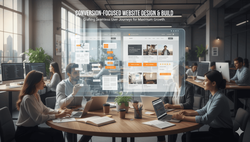 Conversion focused web design 